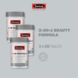 [Triple Pack] Swisse Ultiboost Hair Skin Nails 100 Tabs