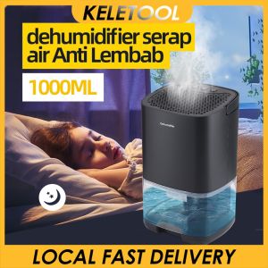 Portable Energy-Saving Dehumidifier Electric Mini Dehumidifier Low Noise 1100ml Energy-Saving 除濕機