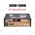 600W Power Amplifier Wireless Karaoke Fleco Bt-198a/199a Amplifier Audio Stereo 2 Channel Bluetooth Amp Fm Usb Sd / Amplifier Bluetooth / Amplifier Karaoke Wireless / Amplifier Fleco Super Bass / Amplifier Mobil. 