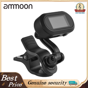 AROMA AT-800 Clip-on Tuner Rechargeable Mini Portable Digital Tuning Device Multi-function TFT Color Display Rotating Clip Electric Tuner for Chromatic Guitar Cello Saxophone Trumpet
