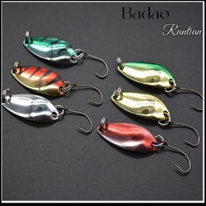 Badao Single Hook Scoop-Shaped Rotating Spinner Sequins Fishing Lure Fishing Tackle For Bass Perch Artificial Hook