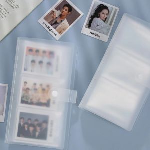 CINDYKHBKJ Kpop Card Movie Ticket School Supplies Picture Frame Photo Card Book Name Card Ticket Collection Book Picture Storage Case Card Book ID Card Holder