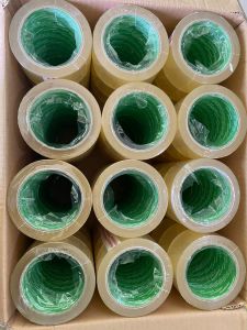 LAKBAN KERAMIS 45mm 90 Yards Warna Kuning Neon - Dus 72 Pcs untuk Perekat Dinding