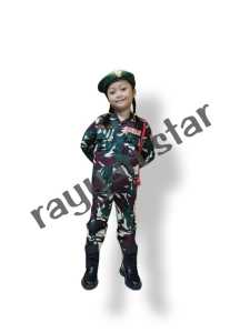 SERAGAM BAJU KARNAVAL POLISI POLWAN TNI PILOT AKPOL ANAK FULL ASESORIS