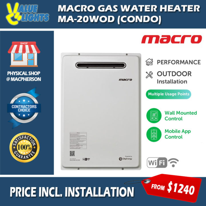 City Gas Heater Singapore Macro Water Heater [Installation