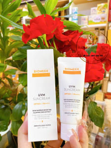 Kem Chống Nắng Huyết Tế Bào Biomeek UVM Suncream (Dành Cho Da Nhạy Cảm) SPF50+ PA++++ 40ml