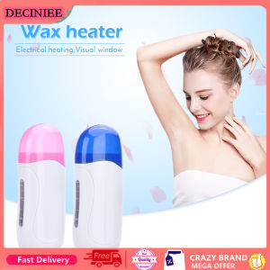DECINIEE Electric Portable Handheld Depilatory Heater Wax Hair Removal Machine with Epilator Roll Depilatory Heater Electric Warmer Hair Remover