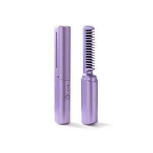 Recharge Catokan Sisir Pelurus Rambut Portable Catok 3in1 Anti Kusut Murah