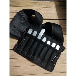 15Kg Trọng Vest Áo Khoác Có Thể Điều Chỉnh Trọng Lượng Tập Thể Dục Weightloading Vest Đấm Bốc Đào Tạo Áo Ghi Lê