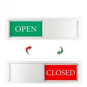Office Door Sign Acrylic Please Do Not Disturb Reminder Signs Durable Self Adhesive Waterproof Door Slider Signs Meeting Room