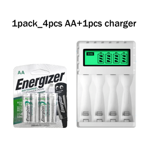Energizer 1.2V AA/AAA Ni-MH Rechargeable Battery and 4-slot charger