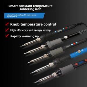 MACRAMEX Multistyles Adjustable Temperature Alternating Current 110V 220V 60W Electric Soldering Iron Rework Station Heat Pencil Tips