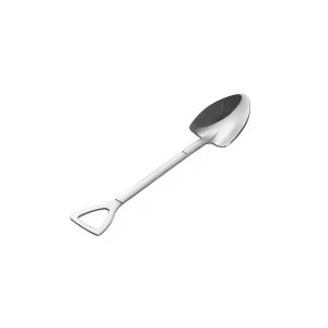 YESPERY 1/2Pcs Creative Shovel Spoon Stainless Steel Watermelon Spoon Coffee Spoon Ice Cream Dessert Spoon Tableware Set