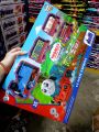 Big Gift Present Train Hadiah Kids Toy Smoke Thomas & Friend Cartoon Train Track Toys Set For Kids Keretapi kereta api besar Big Hadiah best gift budak kanak girl boy lelaki perempuan Hari jadi good cheap rollercoaster kereta. 