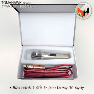 Mic karaoke có dây TOMAHAWK Mic hát karaoke có dây chất âm hay chống hú mic