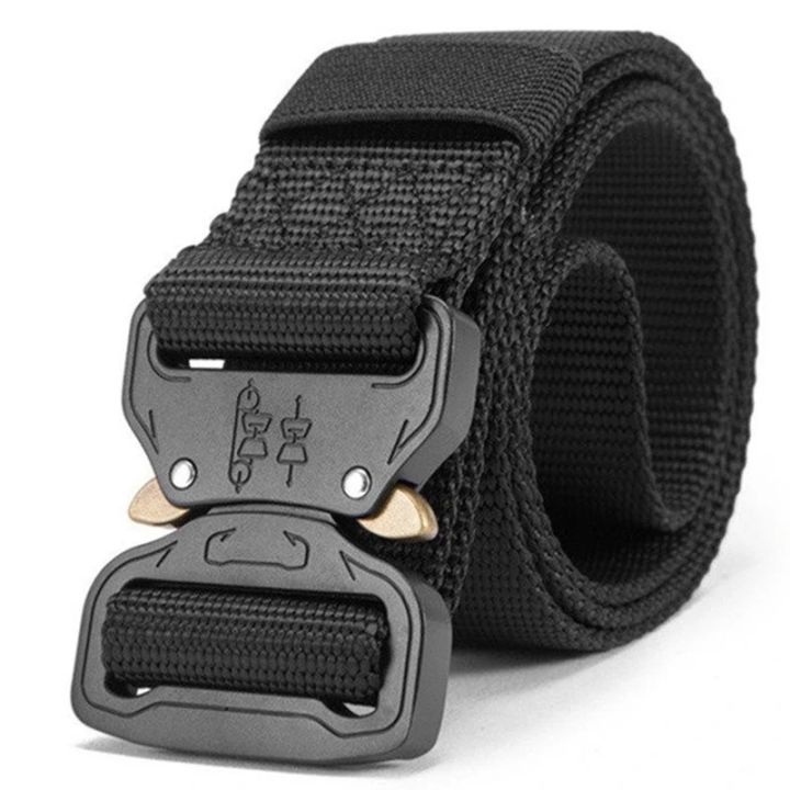 New Outdoor Sports Military Tactical Safety Nylon Metal Belt Cobra