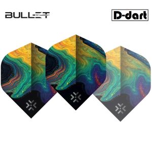 BULLET DARTS FLIGHT - Diesel Standard 100 Micron Bullet Flights (SAYAP ARROW )