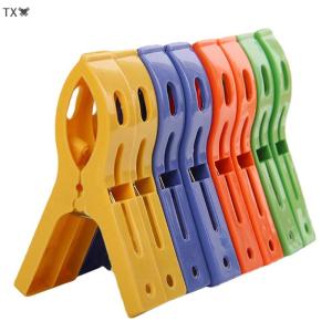 SHNGki 8 cái bộ móc áo Clip lớn nhựa Windproof bãi biển Khăn quần áo pins mùa xuân kẹp kẹp kẹp quần áo mạnh mẽ Hot New giá rẻ
