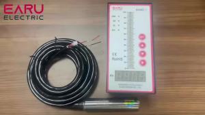 1set 4-20MA Output Integral Liquid Oil Water Level Sensor Probe Transmitter Detect with Smart Controller Float Switch Alarm Pump