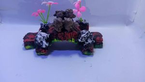 Hiasan Aquarium Jembatan / Tebing Aquarium/ Ornament Aquarium/ Bahan Resin