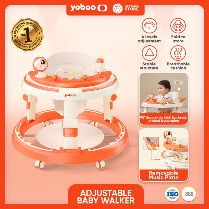[Yoboo] Adjustable Baby Walker 3 Modes Foldable 4 Level