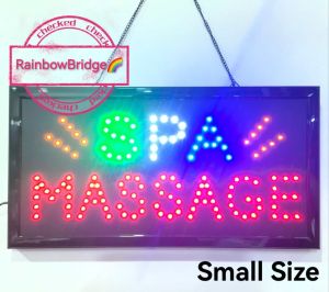 SPA MASSAGE - RAINBOW BRIDGE LED SIGNAGE (New-Small-Large) #SIZE: W48cm & W60cm BIG