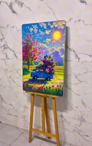 Tranh Thiên Nhiên Xanh Mát Tranh Treo Tường Trang Trí Tranh Canvas Tranh Tráng Gương Tranh Decor