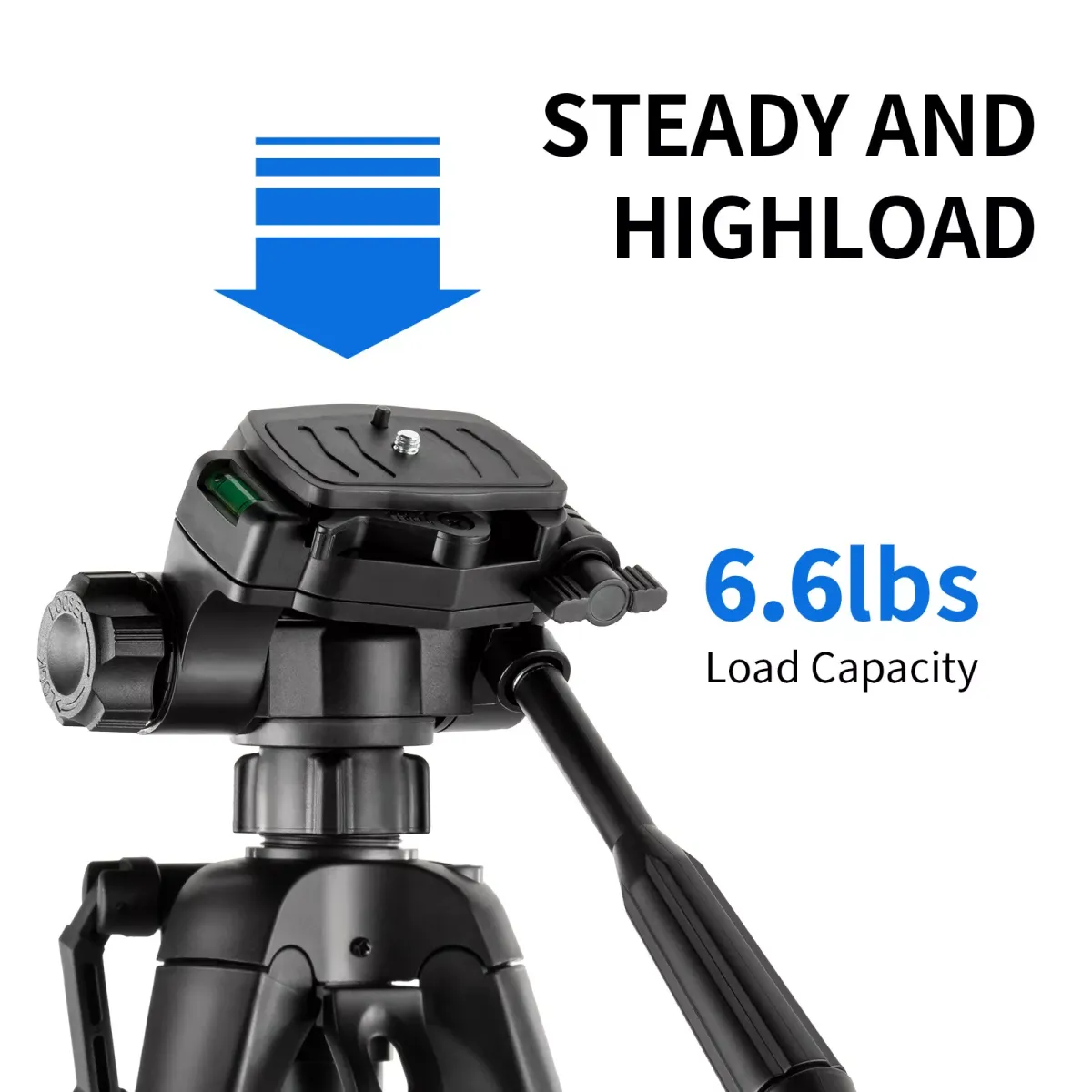 F3520T Tripod Professional Heavy Duty Aluminium Tripod & Pan Head for DSLR Camera Holder Stand