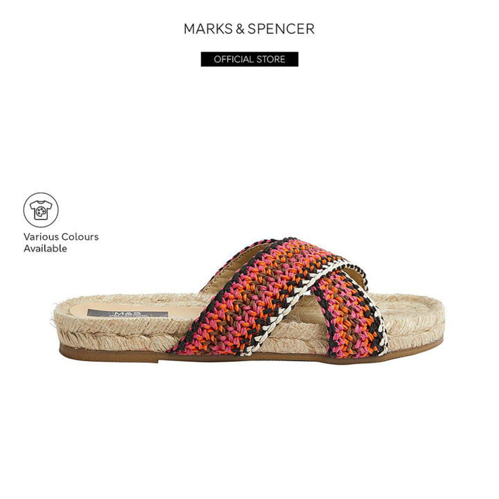 Woven Sandals Marks Spencer Sandals Ladies M&S CollectionMarks And