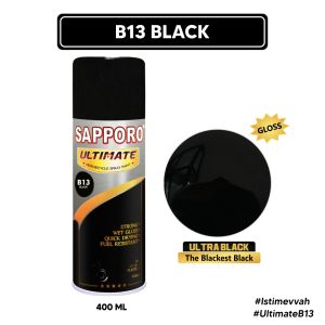 Sapporo Ultimate B13 Black / Cat Spray Semprot Terbaik
