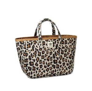 Japan Magazine Tabasa Leopard Printed Multipurpose Top Handle Bag