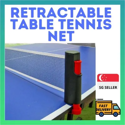 [TABLE TENNIS NET RETRACTABLE] PING PONG NETS PINGPONG BALL ADJUSTABLE NETTING