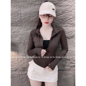 [Hỏa Tốc] [TT21][Form Nhỏ - Tăng size](36-70kg) Áo Khoác Thể Thao Mẫu Mới Ôm Body Tôn Dáng [TT21]. Áo Khoác Nữ QC