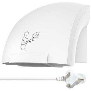 เครื่องเป่ามืออัตโนมัติ220V หัวจ่ายอากาศเร็วโครงสร้าง ABS เหมาะสำหรับการอบแห้งอย่างมีประสิทธิภาพ