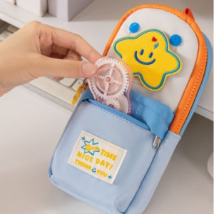 Aoduoyaya Kawaii Large Capacity Pencil Case Multilayer Organizer Waterproof Cute Cartoon Design Student Back to School Supplies