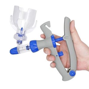 2/5/10ml Veterinary Animal Syringe Vaccine Continuous Injector for chicken duck pig cow livestock