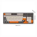 K8 Wireless Mechanical Keyboard Three Modes Gamer Keyboard 100 Keys BT/2.4Ghz /Type-C Wired Silent Typing for PC Laptop. 