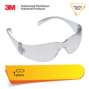 3M Virtua Protective Eyewear Hard Coat UV Anti-Scratch Lens Clear Temple 11328 Indoor/Outdoor ANSI Z87.1-2015 Safety Glasses