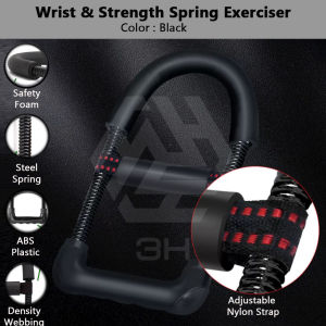 3H Alat Latihan Pergelangan & Lengan | Wrist & Strength Spring Exerciser Forearm Gripper Lengan