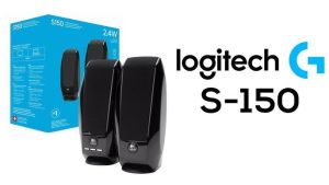 Logitech Compact Stereo Speaker Z120 & Z121 & S150 with 3.5mm Audio Input USB PoweredCable Management&Power & Volume Controls