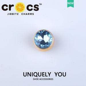 Metal shoes charm crosss charm Pink Gem Shoe Buckle Sapphire Shoe Accessories