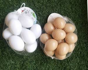 👑พร้อมส่ง 👑 ไข่ไก่-ไข่เป็ด จำลองขนาดเท่าของจริง (สีของไข่อาจจะเปลี่ยนแปลงไปในแต่ละLot)