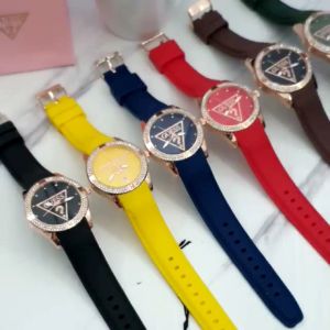 READY STOK!!! JAM TANGAN FASHION WANITA GUESS PLUS BOX + KARTU