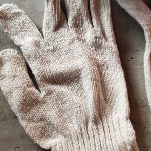 (3 PCS) Sarung Tangan proyek safety 5 benang / sarung tangan kain tebal