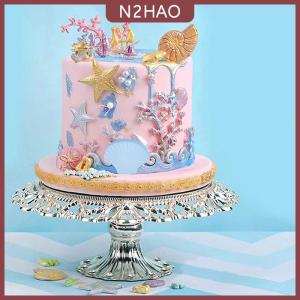 N2HAO Sinh vật biển Silicone molder fondant nướng bánh sô cô la nhựa DIY cá khuôn công cụ trang trí cupcake Topper