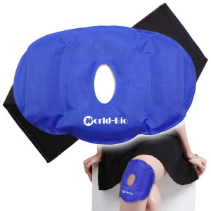 Knee Cold Pack for Injury Reusable Hot Cold Pack for Knee Joint Pain Arthritis and Chronic Pain Relief Swelling Bruises - Adjustable & Flexible for Knees Elbows