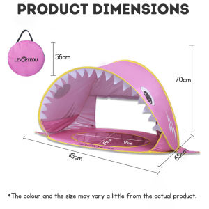 Childrens Shark Tent Baby beach tent foldable outdoor tent kids playing tent Portable shelter for summer
