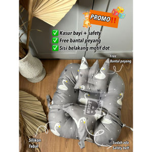 PROMO!! KASUR BAYI SOFA BAYI DILENGKAPI DENGAN SABUK + FREE BANTAL PEYANG CROWN ISIAN EMPUK