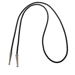 แบตเตอรี่ลิเทียมเนคไท Bolo ชุดงานฝีมือเนคไท Bolo แบบปรับได้พร้อมจี้รูปกรวยโลหะสำหรับการออกแบบตามความต้องการของงานฝีมือ