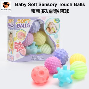 Baby Soft Sensory Touching Texture Ball Early Learning Newborn Infant 宝宝多功能触感球新生儿早教 6 months 6个月宝宝